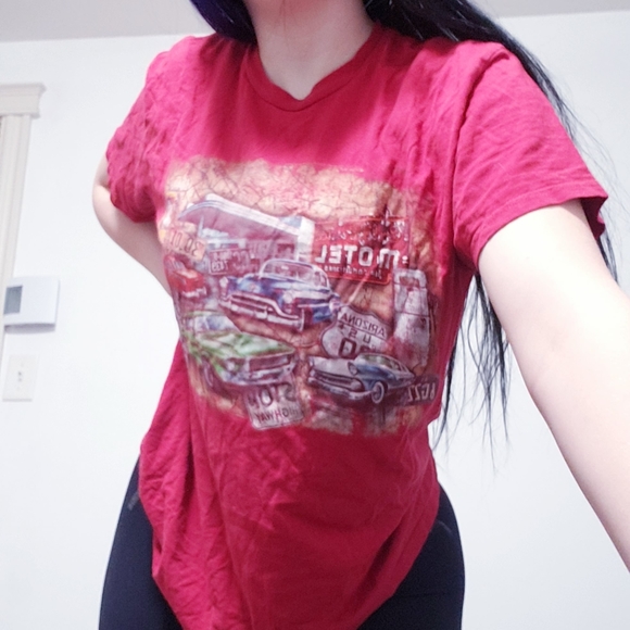 Lifestyle classics Red Short Sleeve T shirt - Picture 3 of 7